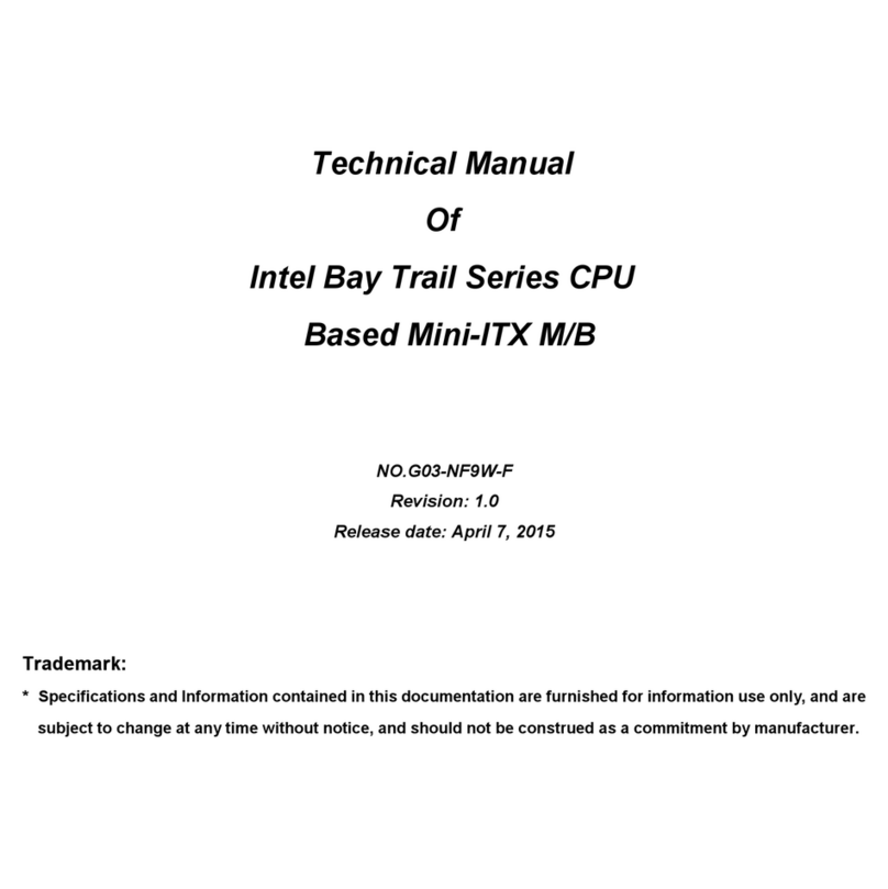 Intel G03-NF9W-F User manual