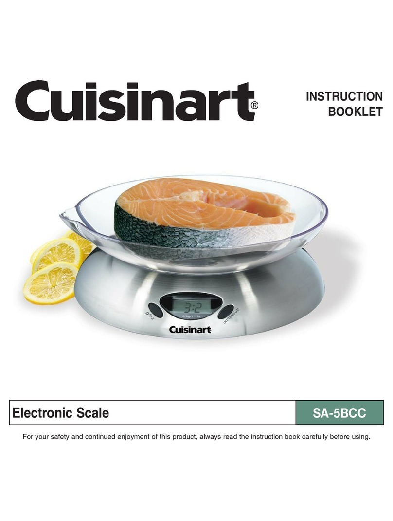 Cuisinart SA-5BCC Instruction booklet