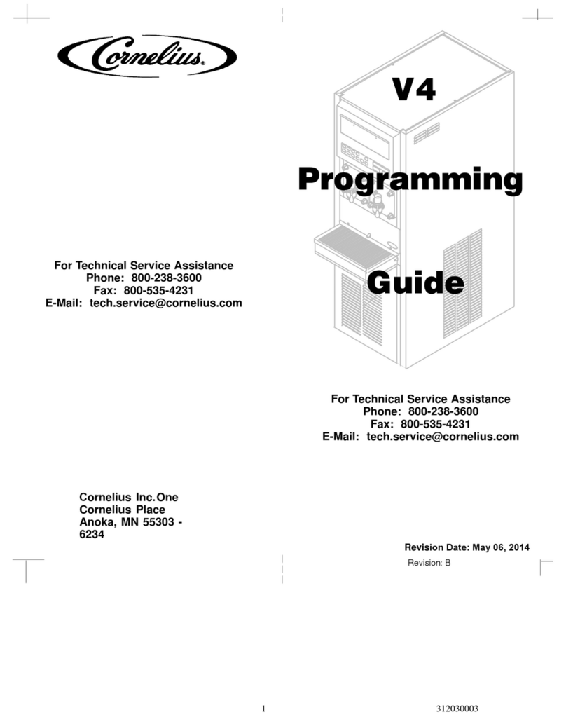 Cornelius V4 Operating instructions