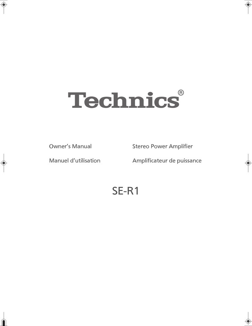 Technics SE-R1 User manual