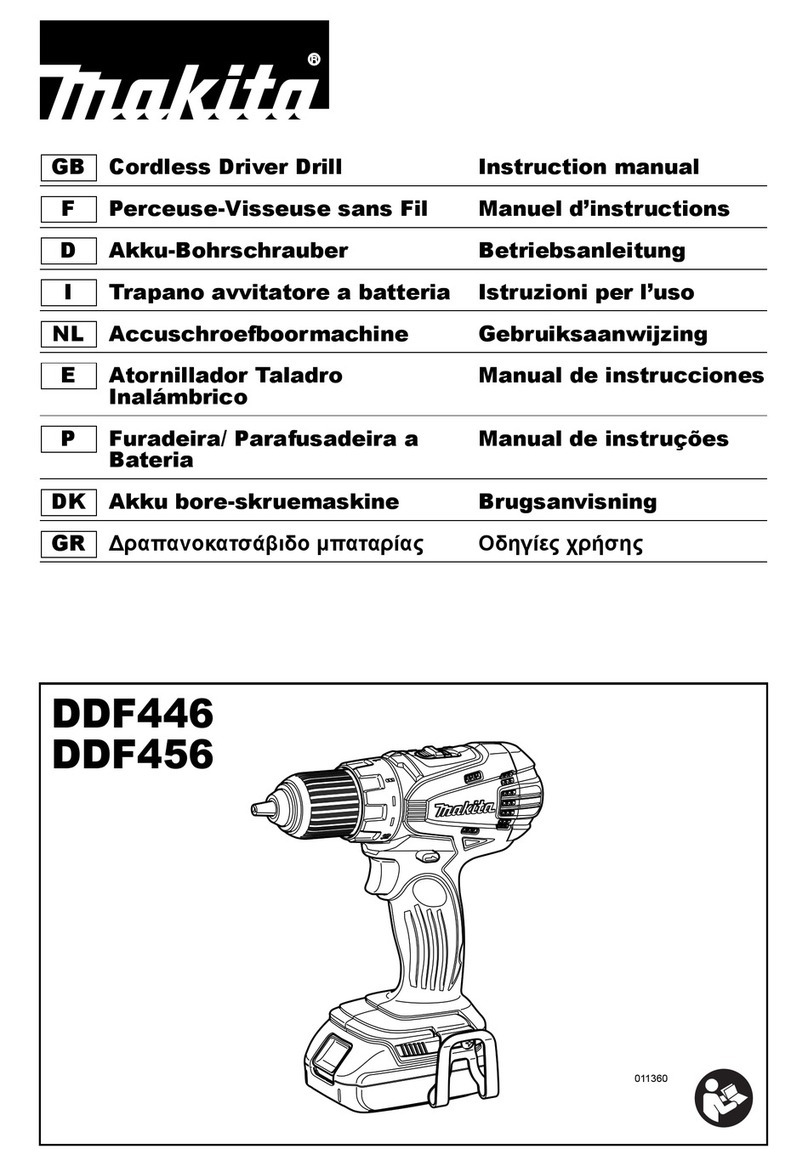 Makita DDF446 instruction manual