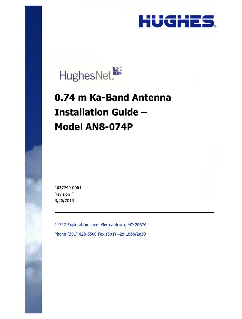 Hughes AN8-074P User manual Hughes AN8-074P User manual