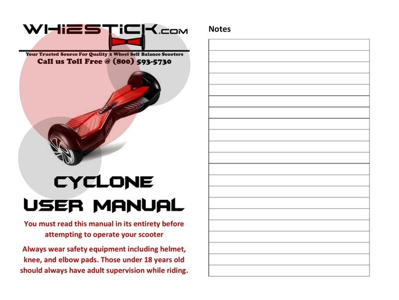 Whiz Stick Cyclone user manual