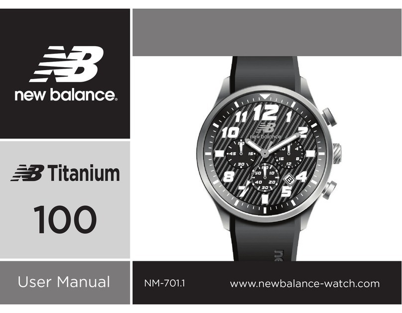 New Balance Titanium 100 user manual