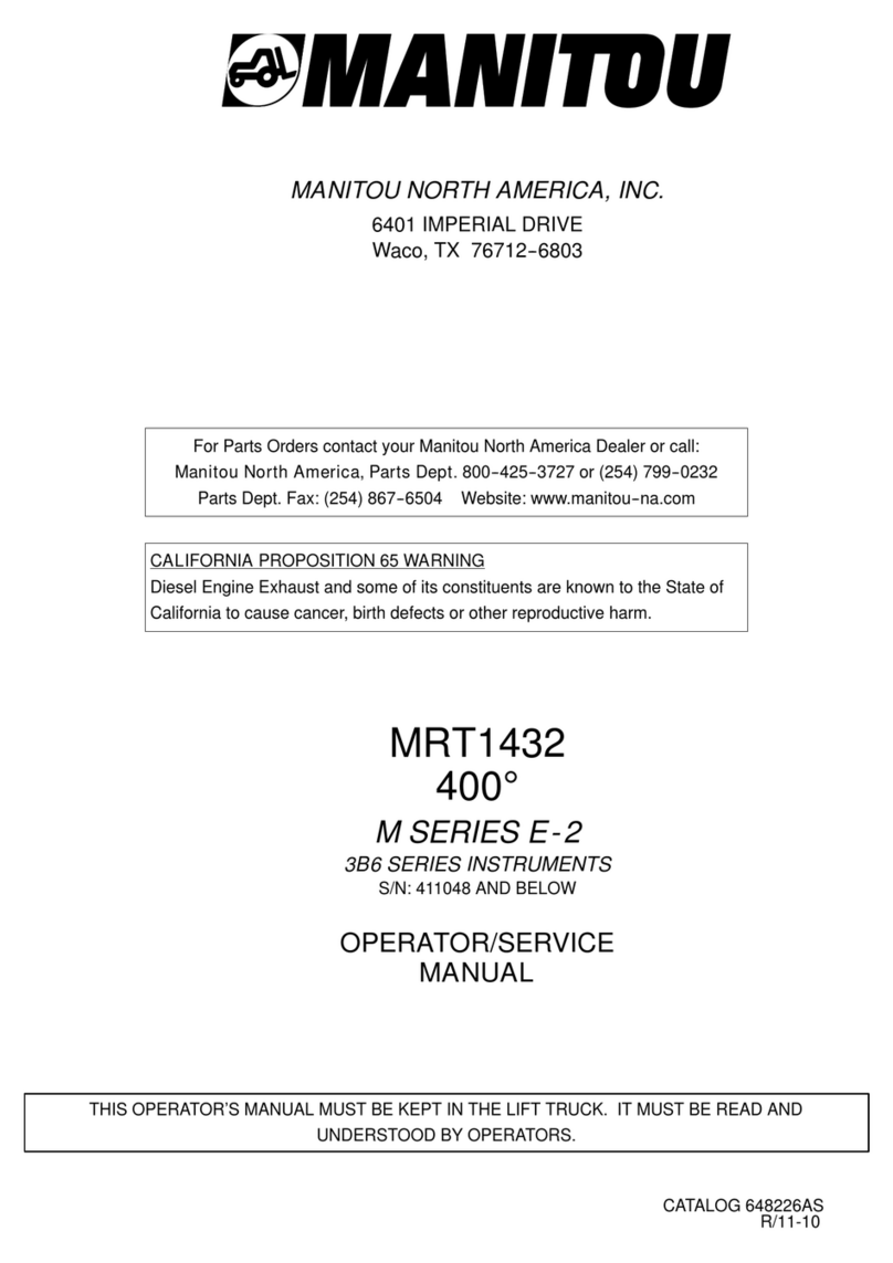 Manitou MRT 1432 User manual