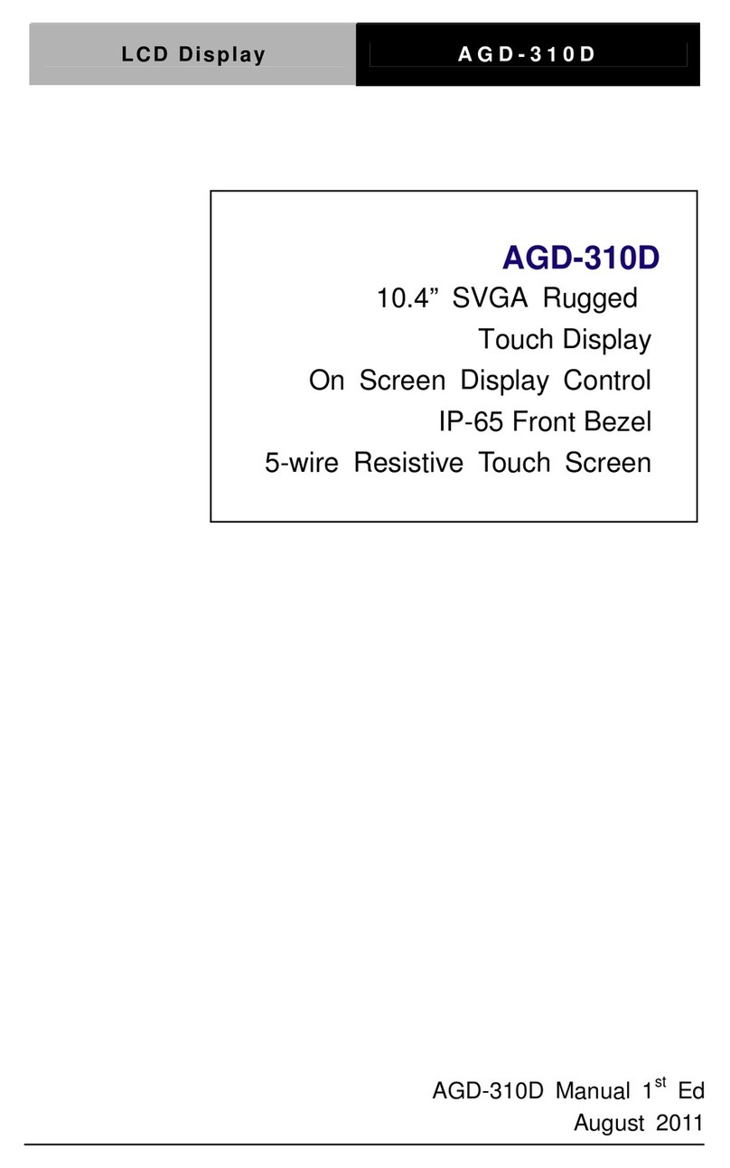 Aaeon AGD-310D User manual