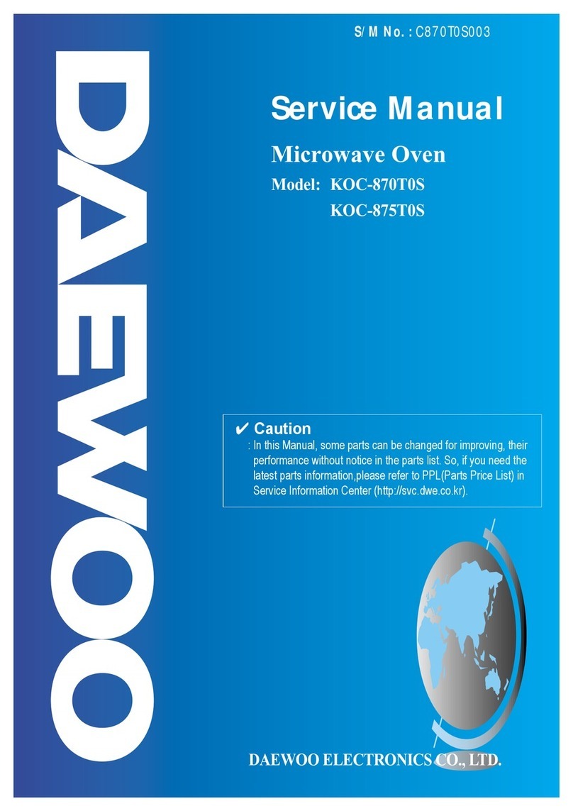 Daewoo KOC-870T0S Service manual