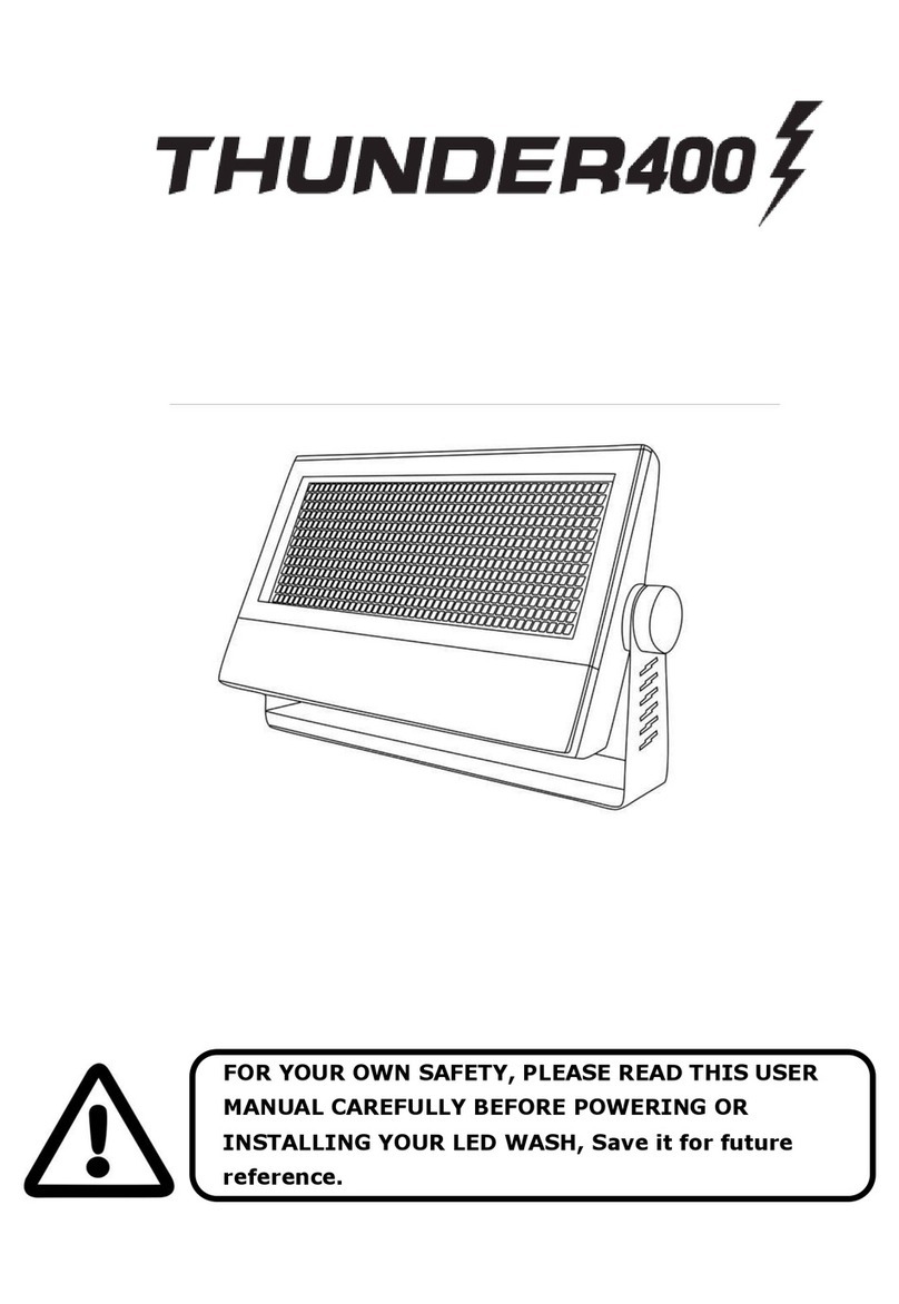 LCG Thunder 400 User manual