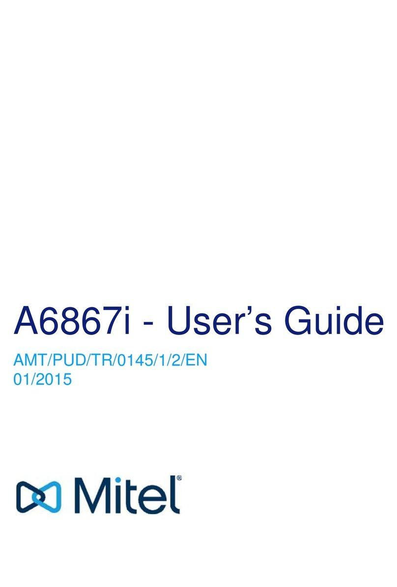 Mitel A6867i User manual