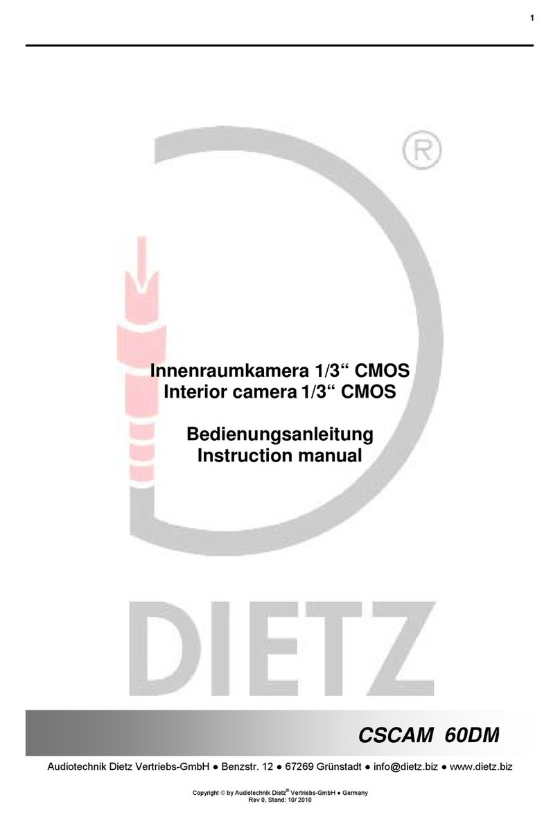 Dietz CSCAM 60DM instruction manual