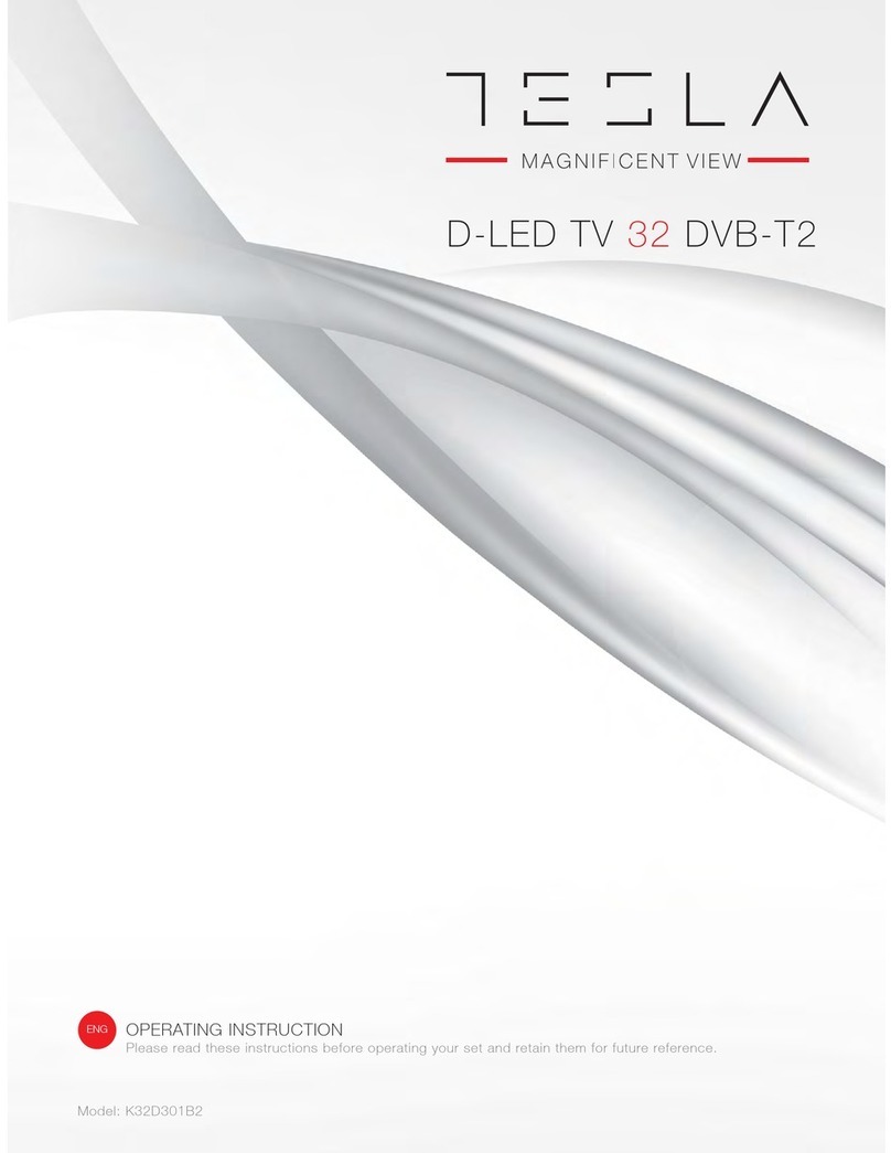 Tesla DVB-T2 operating instructions