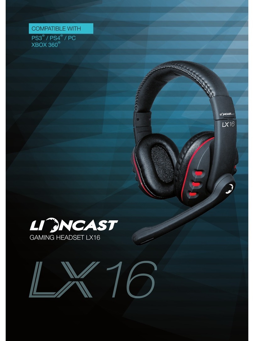 Lioncast LX16 user manual