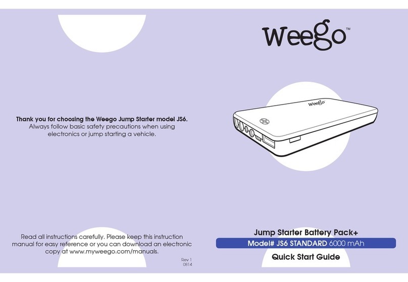 Weego JS6 STANDARD 6000 mAh User manual