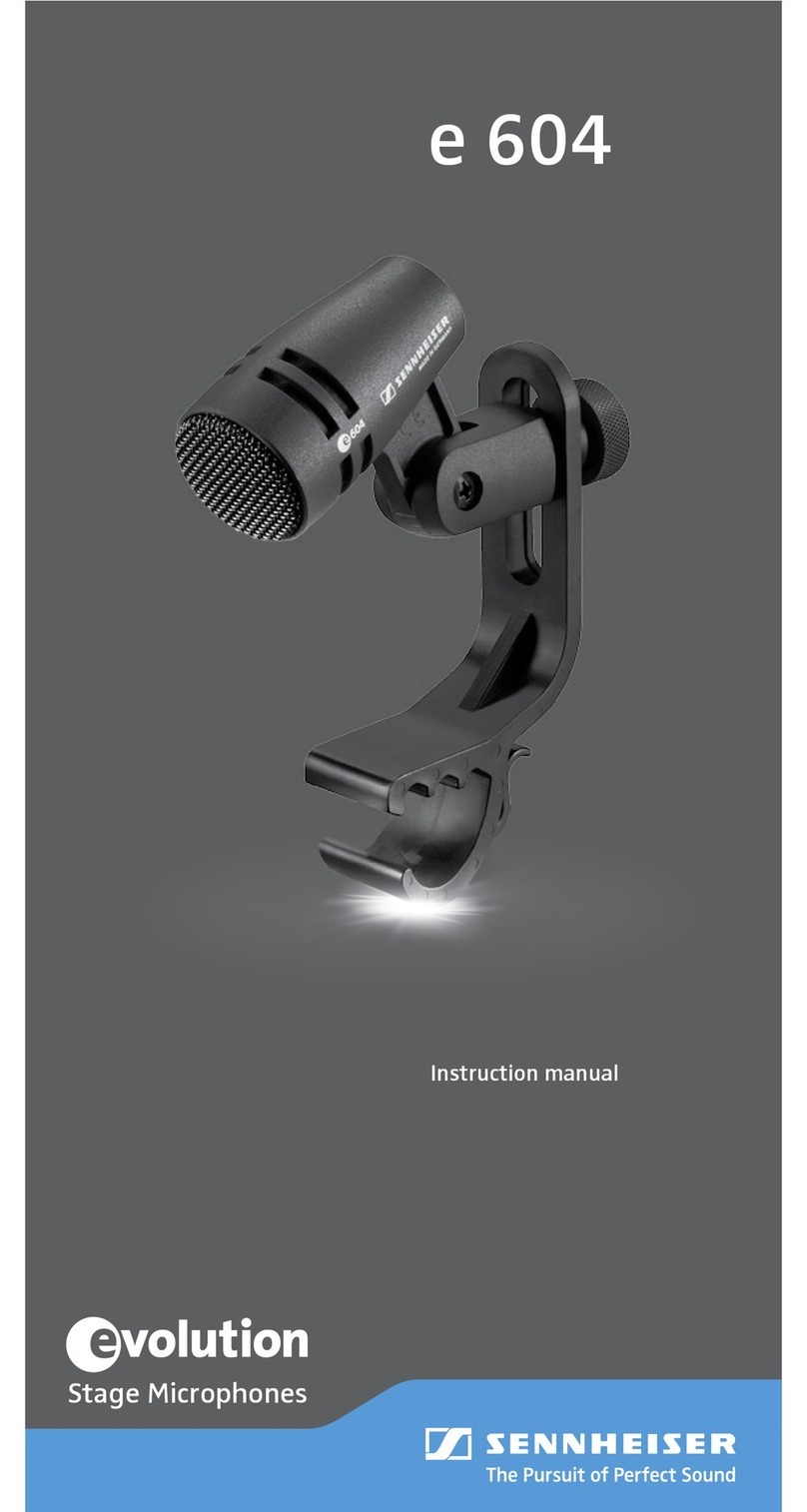 Sennheiser Evolution E 604 User manual