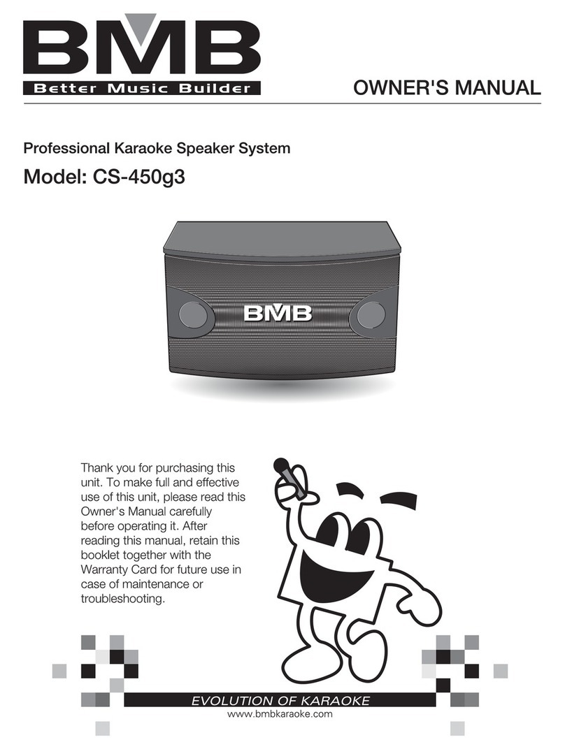 BMB CS-450g3 owner's manual