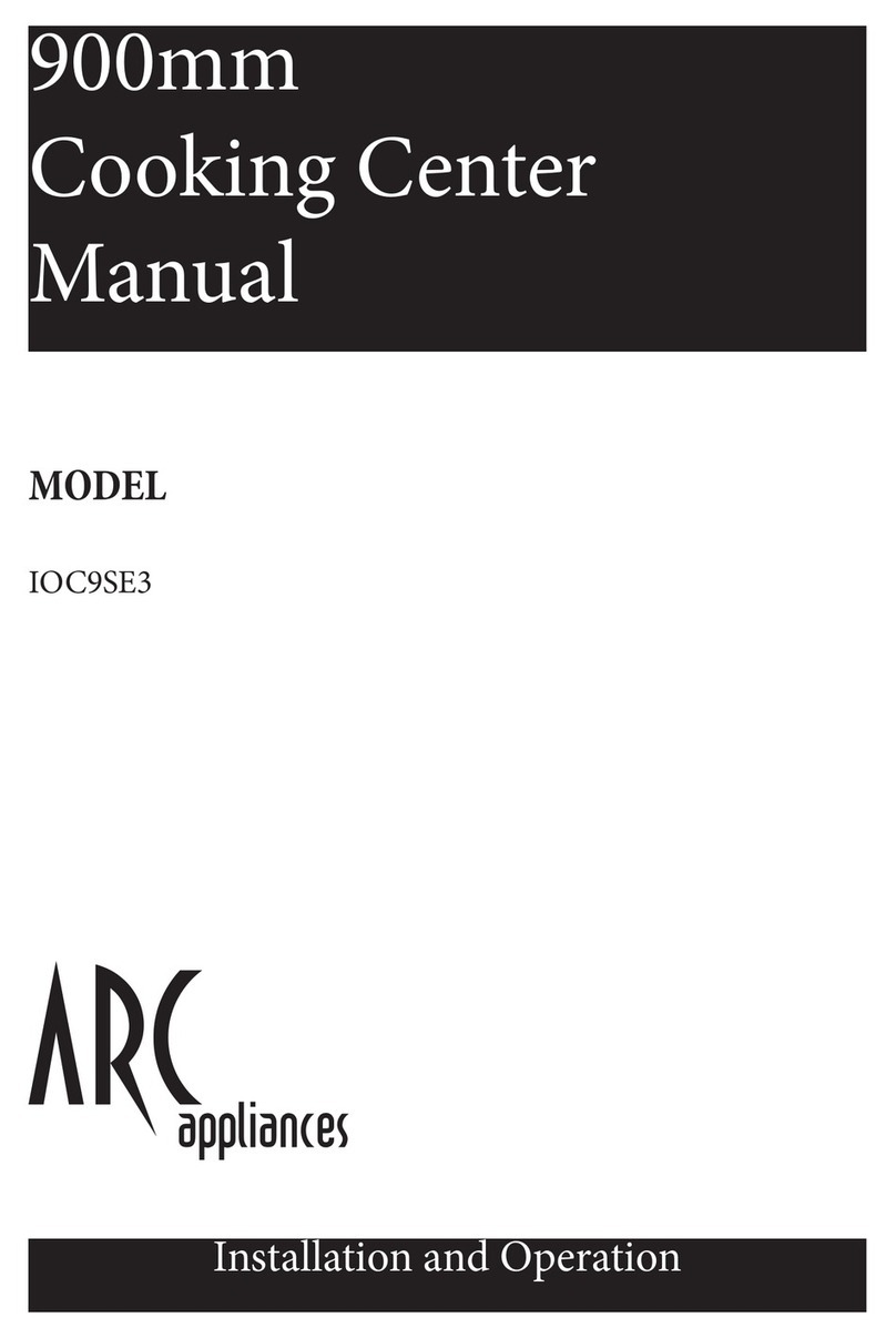 ARC Appliances IOC9SE3 user manual