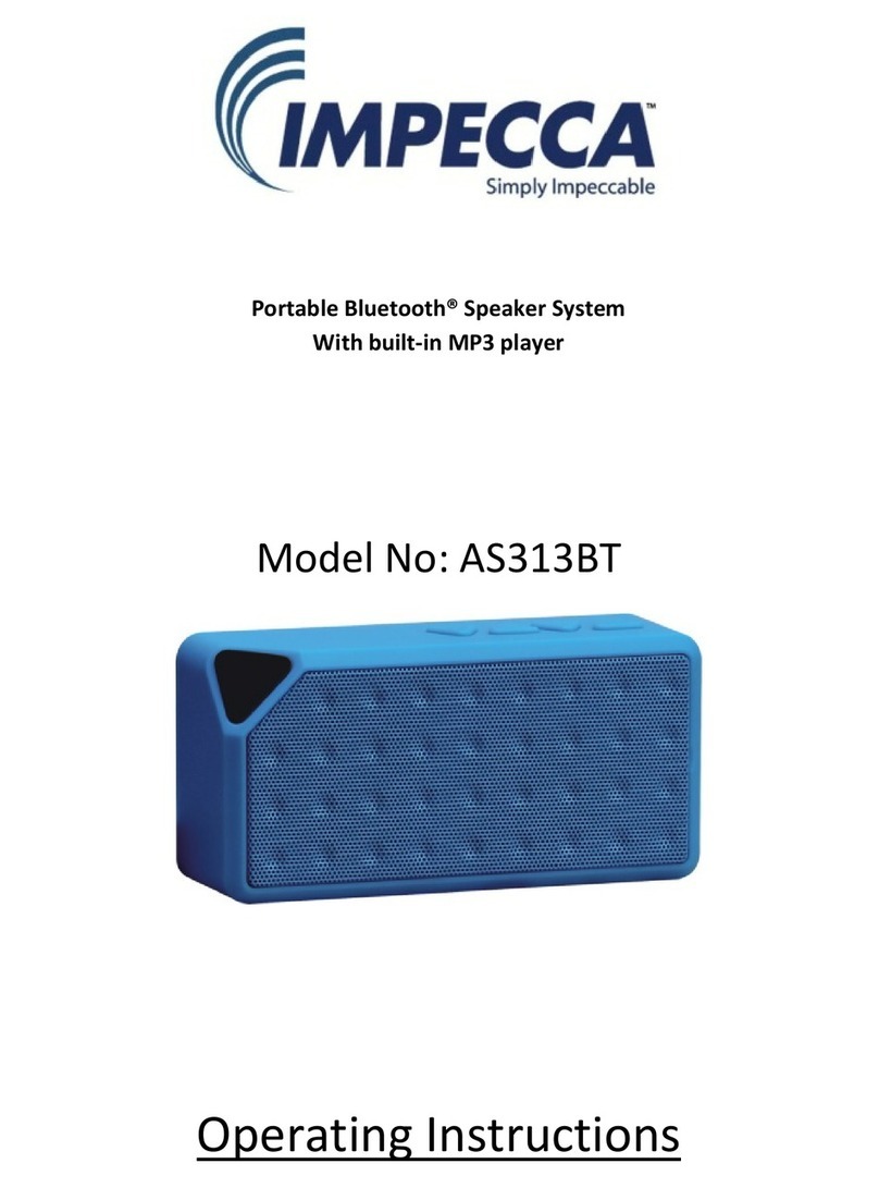 Impecca AS313BT operating instructions