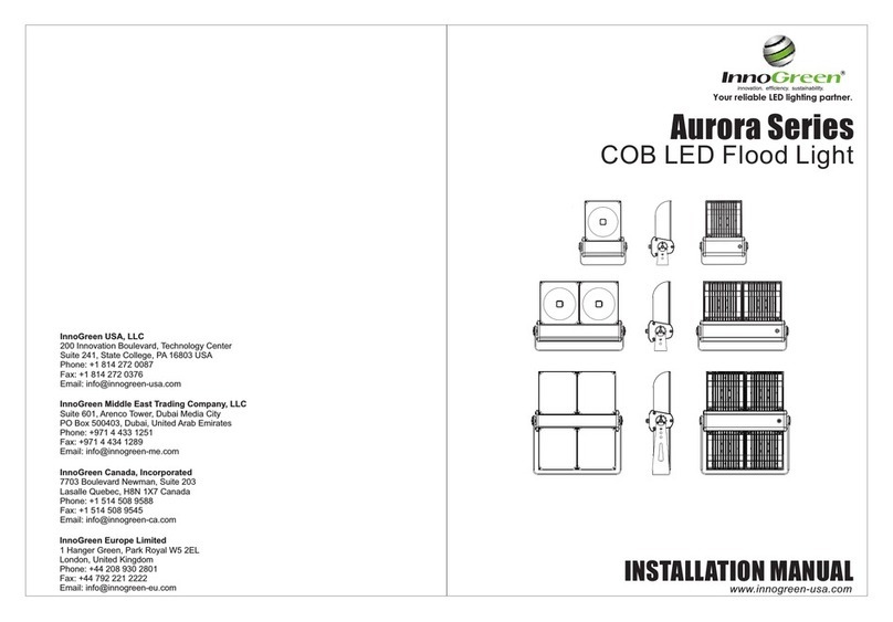 InnoGreen Aurora 150w installation manual InnoGreen Aurora 150w installation manual
