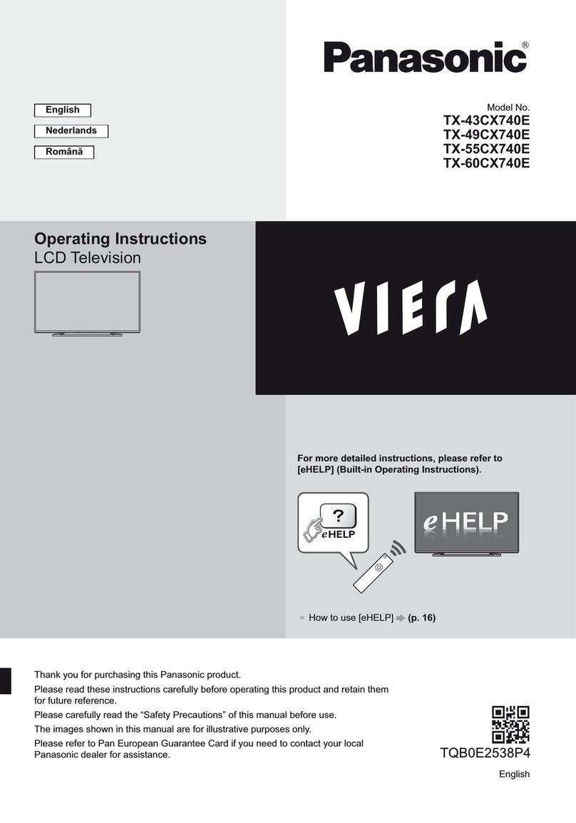 Panasonic VIERA TX-43CX740E User manual