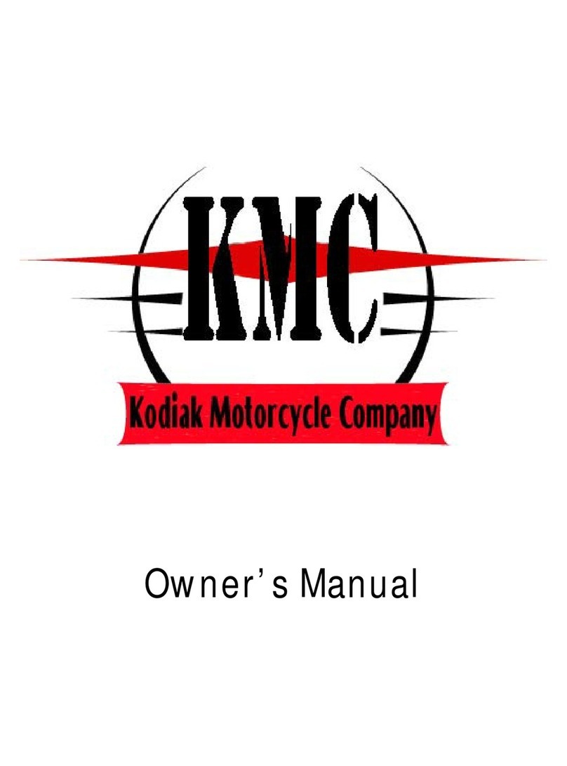 Kodiak Motorcycle Company AGGRESSOR Base owner's manual