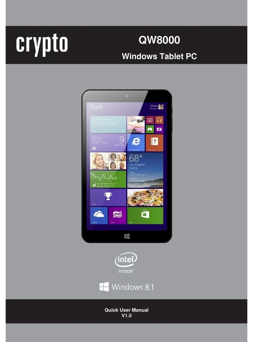 Crypto QW8000 Owner's manual