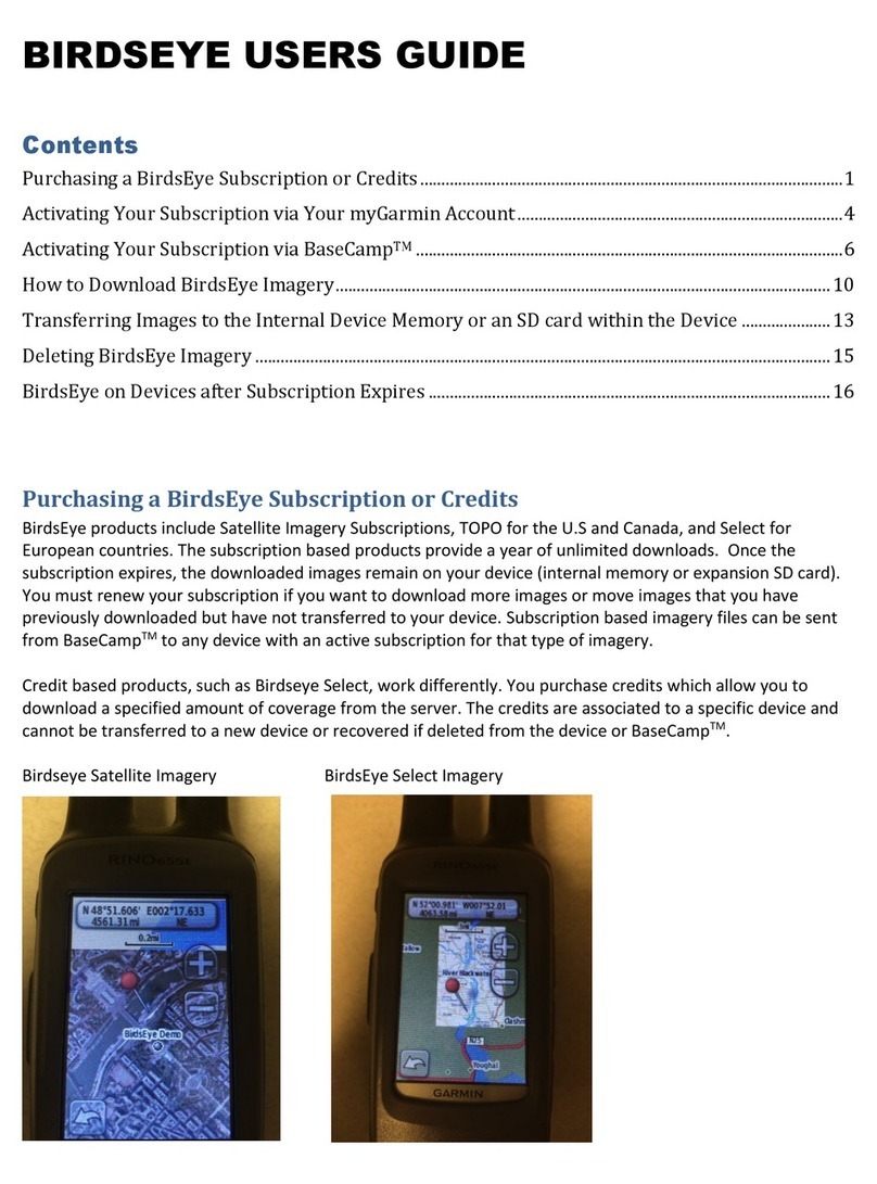 Garmin BirdsEye user guide