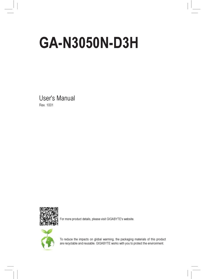 Gigabyte GA-N3050N-D3H user manual