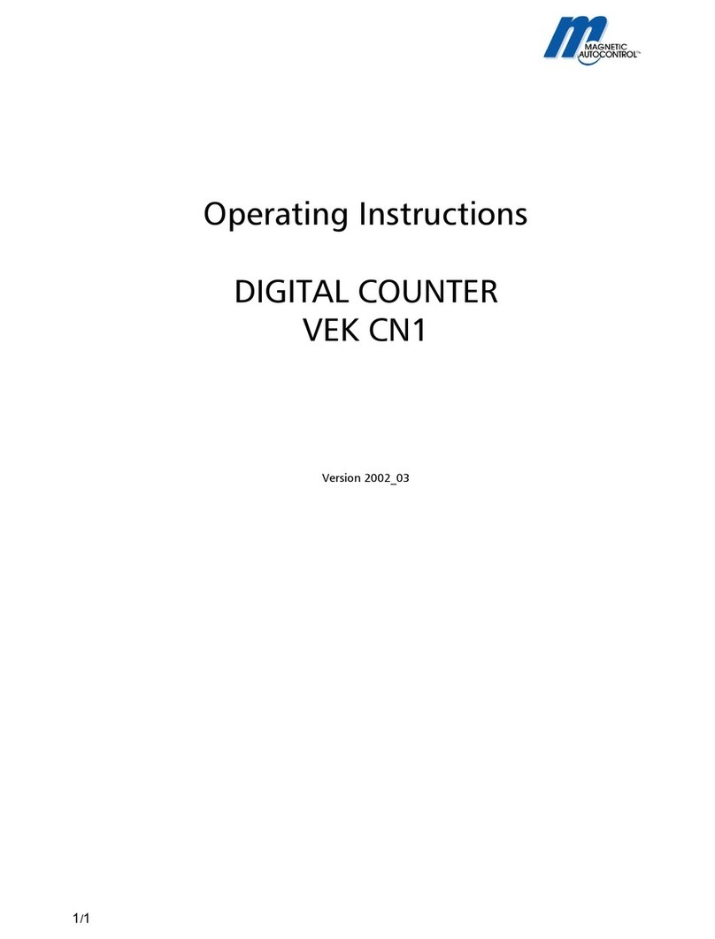 Magnetic Autocontrol VEK CN1 operating instructions Magnetic Autocontrol VEK CN1 operating instructions