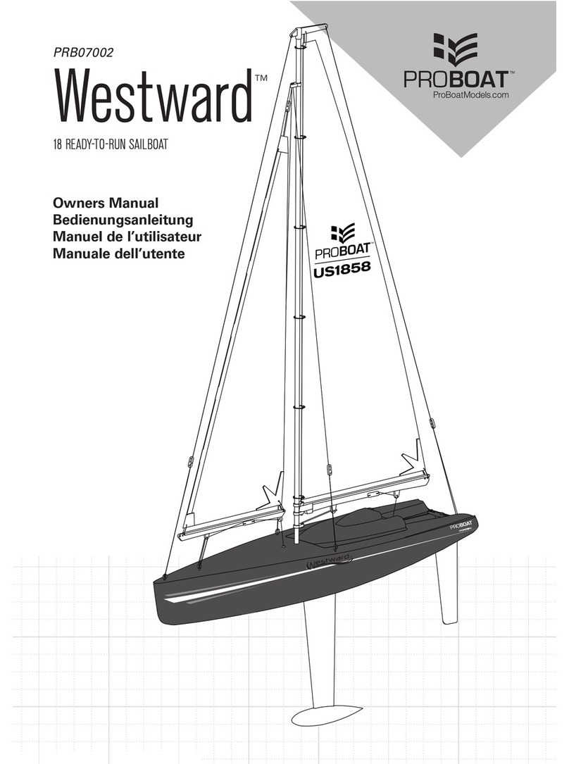 Pro Boat Westward PRB7002 User manual