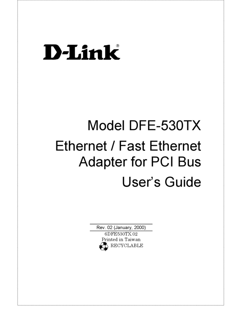 D-Link DFE-530TX User manual