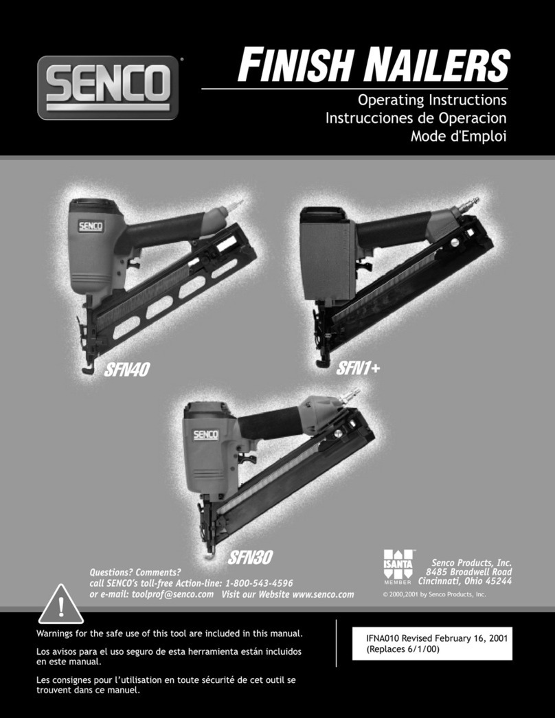 Senco SNF40 User manual