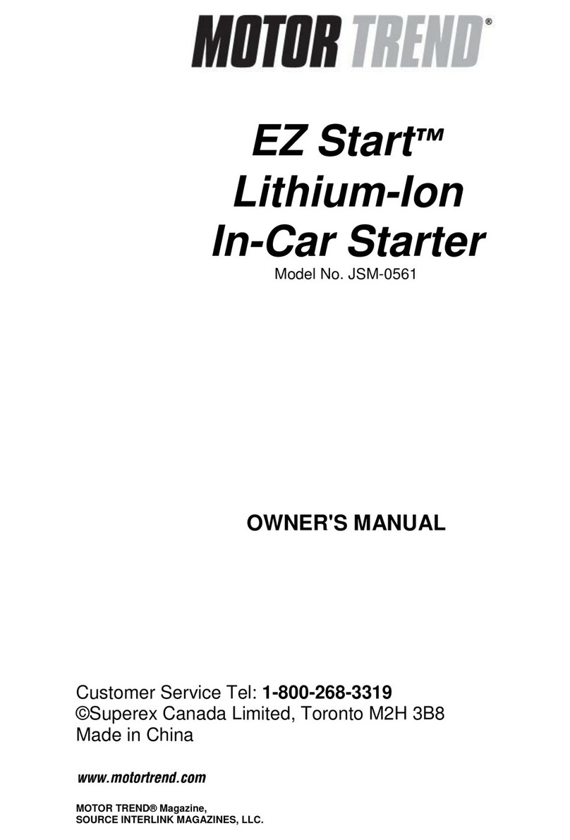 Motor Trend EZ START JSM-0561 owner's guide Motor Trend EZ START JSM-0561 owner's guide