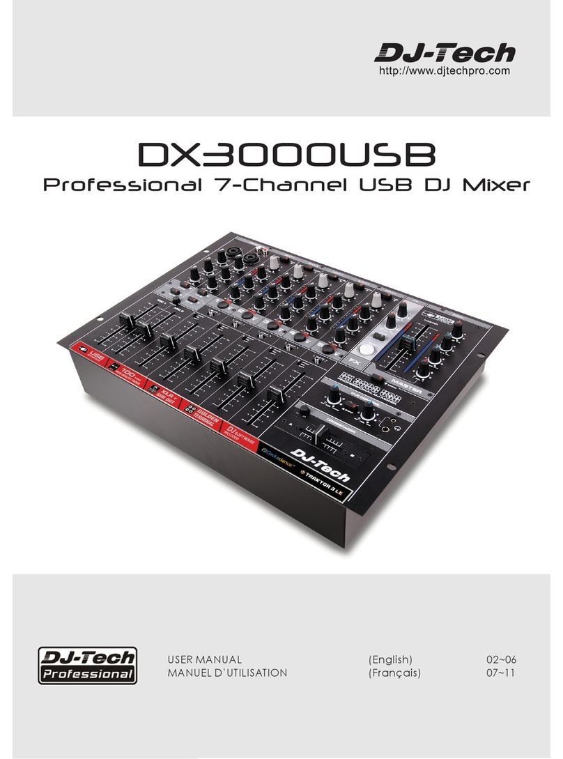 DJ-Tech DX3000USB user manual