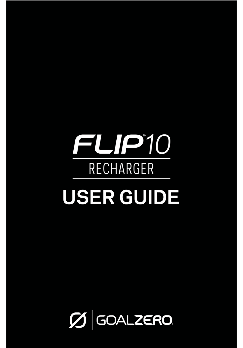 GOAL ZERO Flip10 User manual GOAL ZERO Flip10 User manual