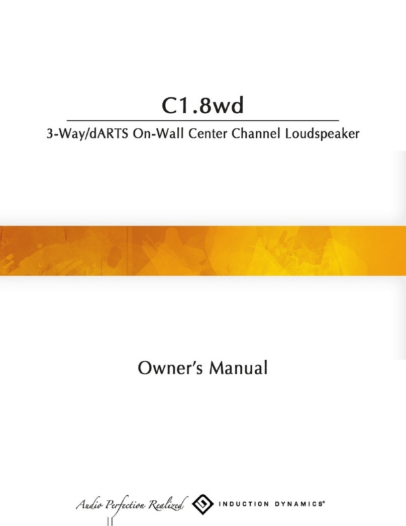 Induction Dynamics C1.8wd owner's manual