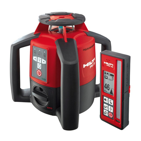 Hilti PR 35 operating instructions
