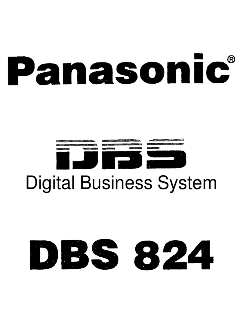 Panasonic DBS 824 manual