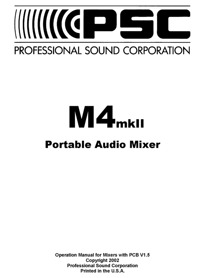 PSC M4 mkII Operation manual