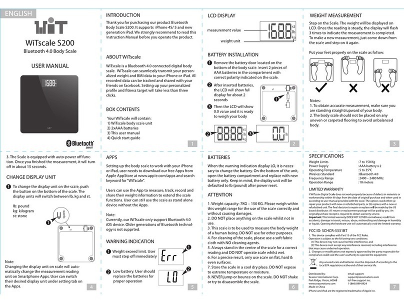 WiTscale S200 user manual