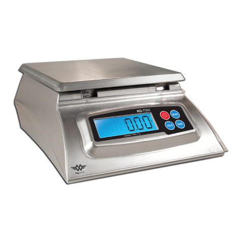 My Weigh KD-7000 User manual