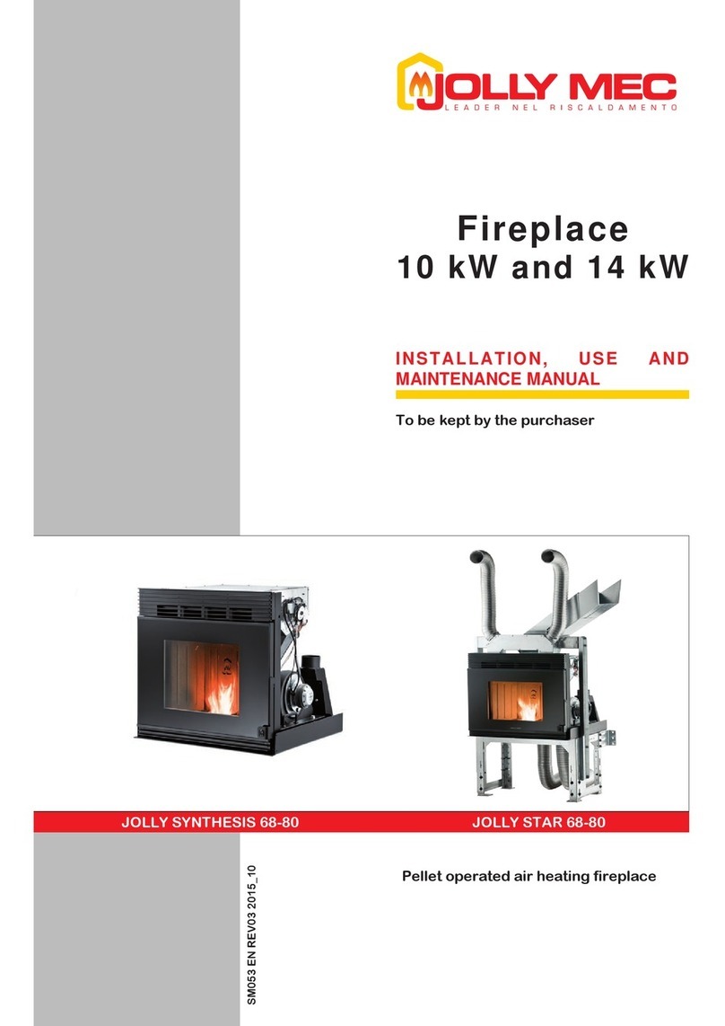 Jolly Mec JOLLY STAR 68-80 Installation, use and maintenance manual