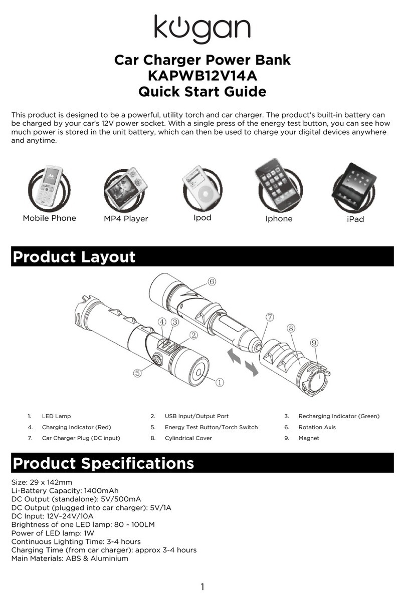 Kogan KAPWB12V14A quick start guide