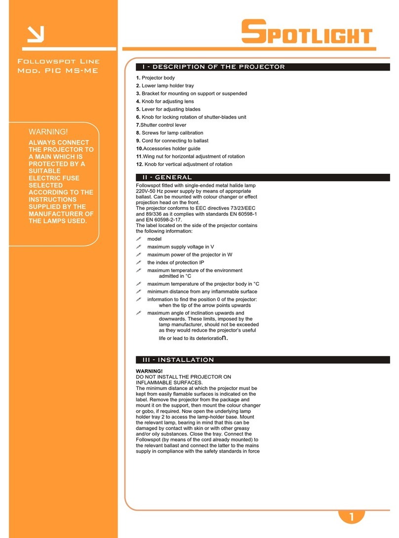 Spotlight PIC MS-ME user manual