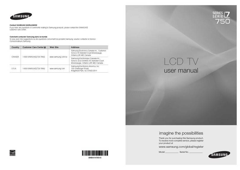 Samsung 750 series User manual
