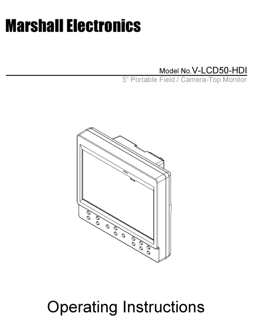 Marshall Electronics V-LCD50-HDI User manual