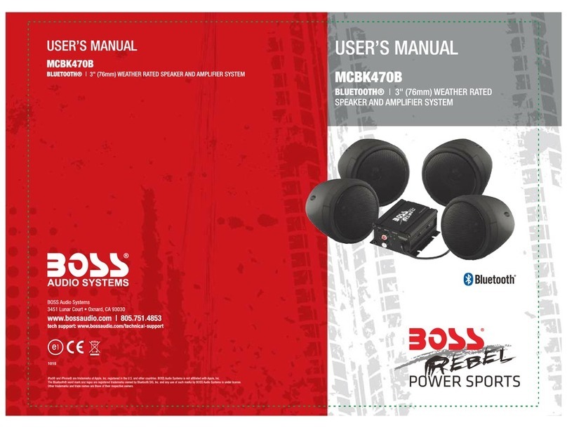 BOSSCO MCBK470B user manual