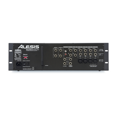 Alesis MultiMix 10 Wireless user guide