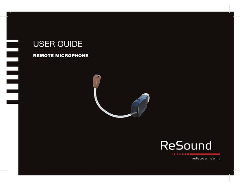 ReSound LX800-M User manual