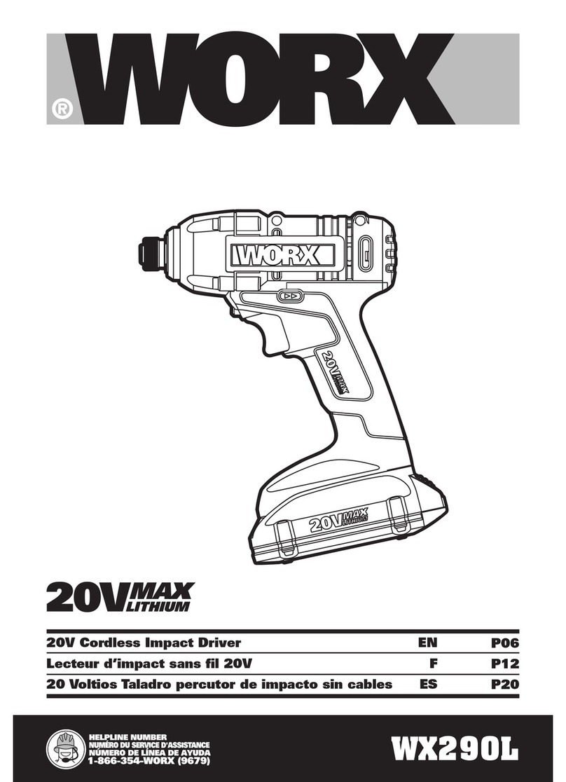 Worx WX290L User manual