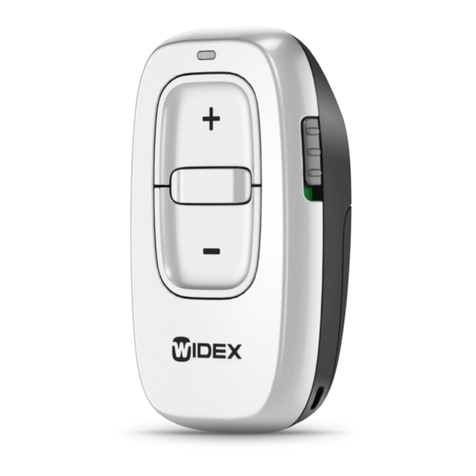 Widex RC-Dex User manual